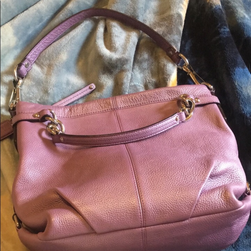 Purple Coach Purse